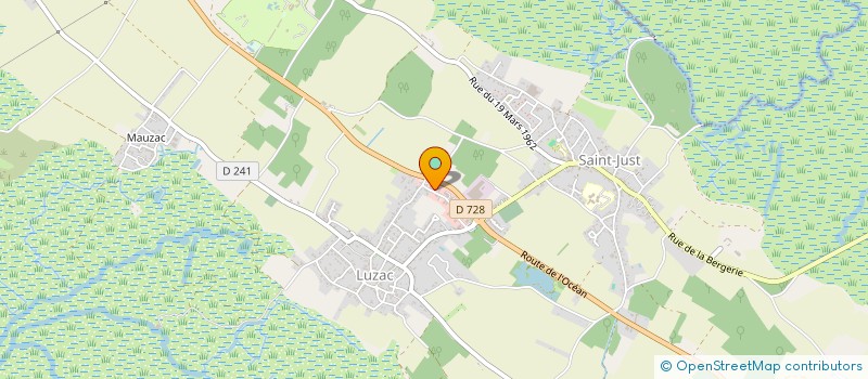 localisation de l'entreprise MEP PIECES AUTO  SAINT-JUST-LUZAC