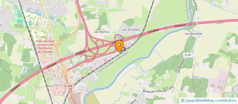 localisation de l'entreprise MEPA 72 à SAINT-SATURNIN