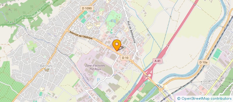localisation de l'entreprise MEPHISTA à CROLLES