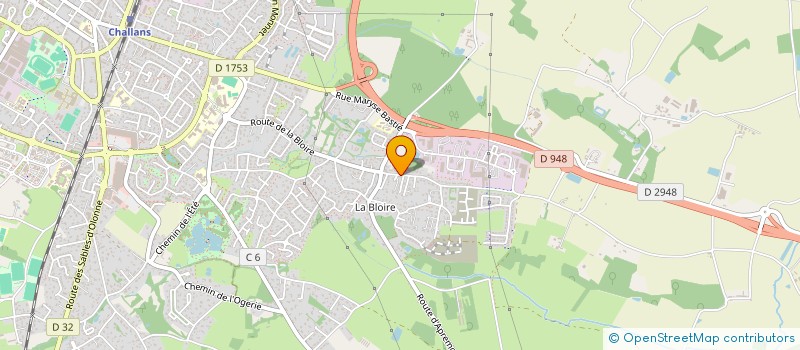 localisation de l'entreprise MEPHISTO 3 à CHALLANS