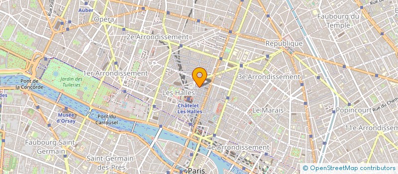 localisation de l'entreprise MEPHISTO à PARIS