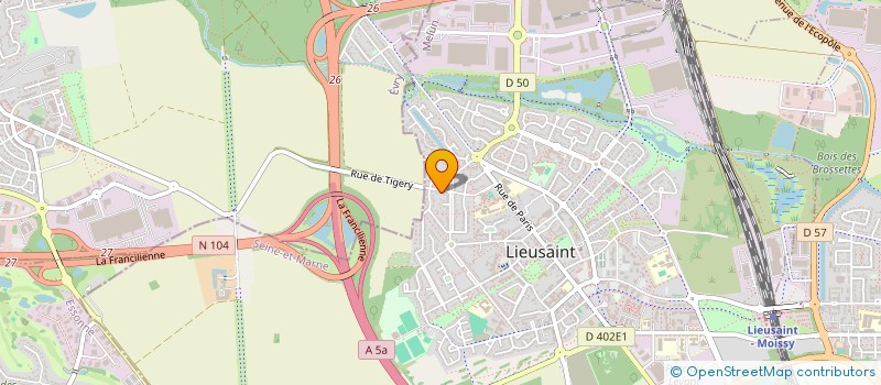 localisation de l'entreprise MEPHON/CHAPDELAINE  LIEUSAINT