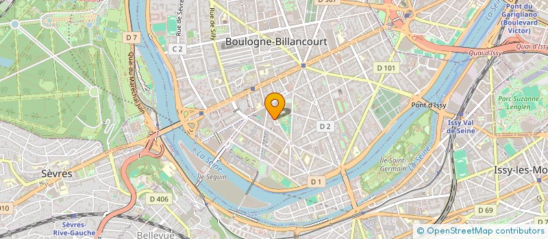 localisation de l'entreprise MEPIDOS  BOULOGNE-BILLANCOURT