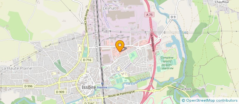 localisation de l'entreprise MEPIMANA RO  ISSOIRE