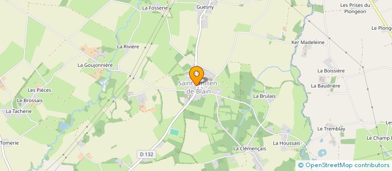 localisation de l'entreprise MEPP  BLAIN