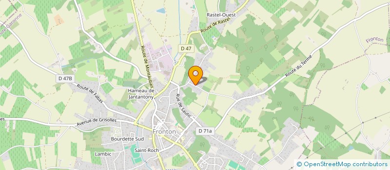 localisation de l'entreprise MEPP BUILDING  FRONTON