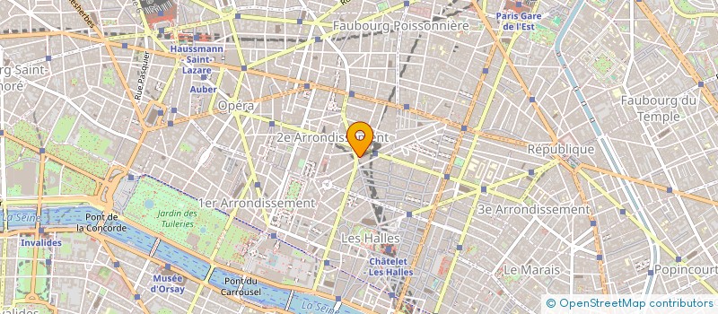 localisation de l'entreprise MER à PARIS