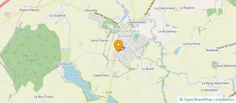 localisation de l'entreprise MER  MESNARD-LA-BAROTIERE