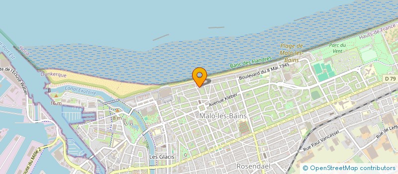 localisation de l'entreprise MER à DUNKERQUE