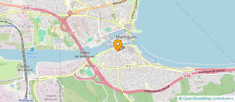 localisation de l'entreprise MER  MARTIGUES