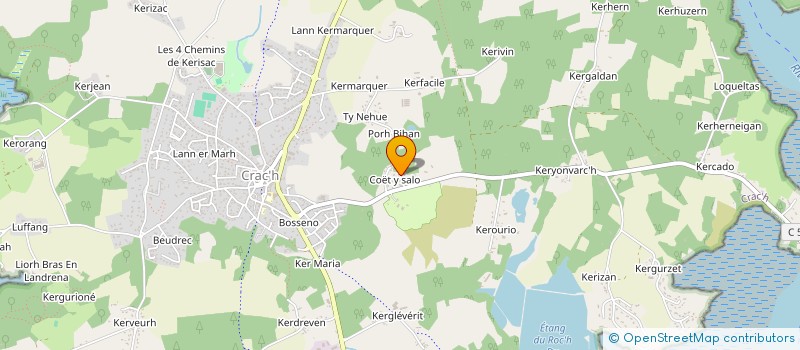 localisation de l'entreprise MER  CRACH