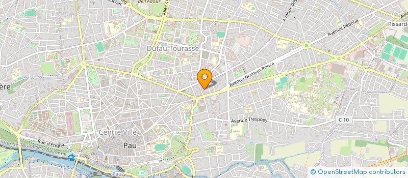 localisation de l'entreprise MER AZUR à PAU