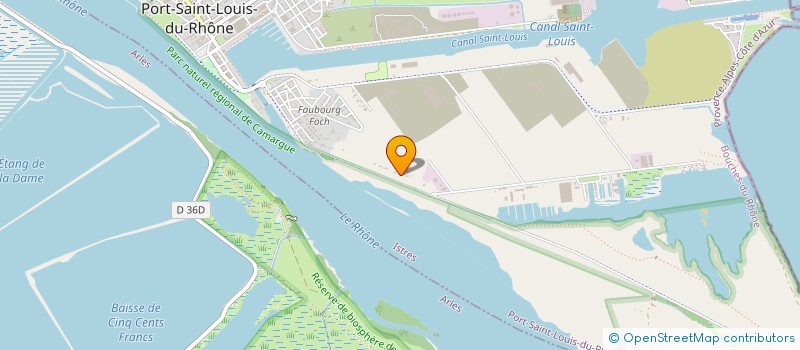 localisation de l'entreprise MER & COMPOSITES à PORT-SAINT-LOUIS-DU-RHONE
