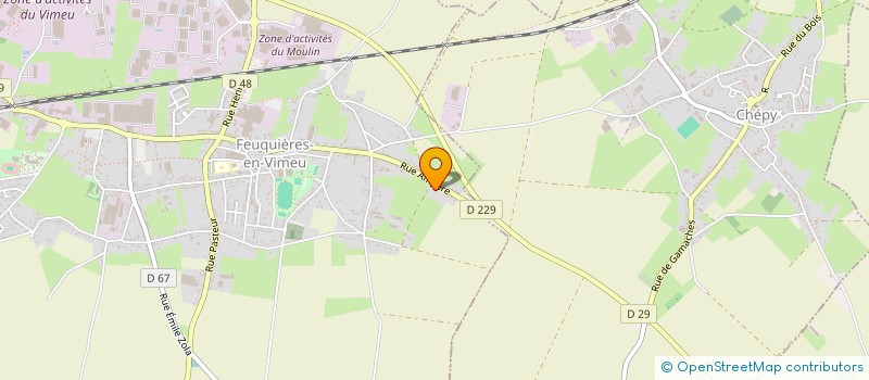 localisation de l'entreprise MER COTE D'OPALE  FEUQUIERES-EN-VIMEU