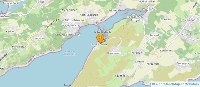 localisation de l'entreprise MER DE LIENS GESTION  PLOUGASTEL-DAOULAS