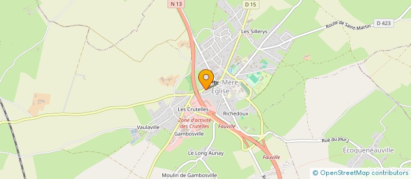 localisation de l'entreprise MER DE VIKING  SAINTE-MERE-EGLISE