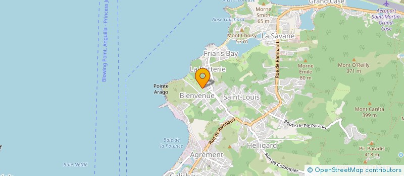 localisation de l'entreprise MER'DENISE BERRIOT  SAINT MARTIN