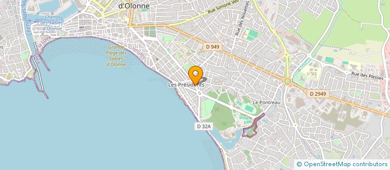 localisation de l'entreprise MER ET BOCAGE à LES SABLES D'OLONNE