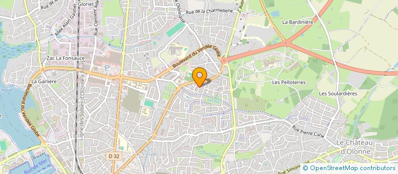 localisation de l'entreprise MER ET BOIS à LES SABLES D'OLONNE