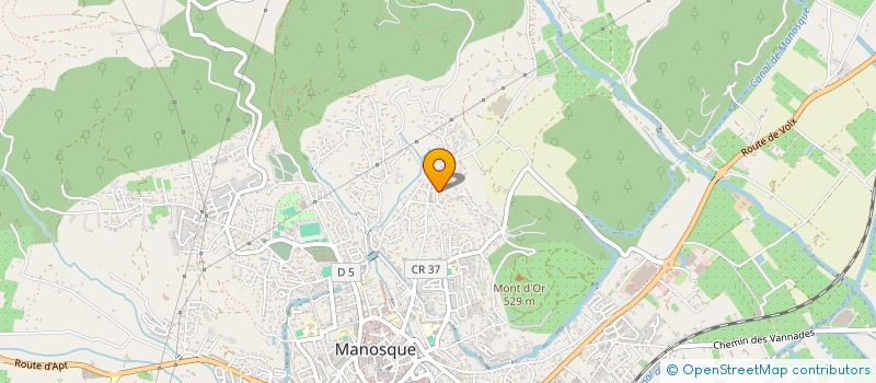 localisation de l'entreprise MER ET COLLINES à MANOSQUE