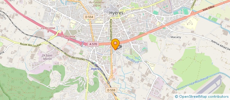 localisation de l'entreprise MER ET FILS à HYERES