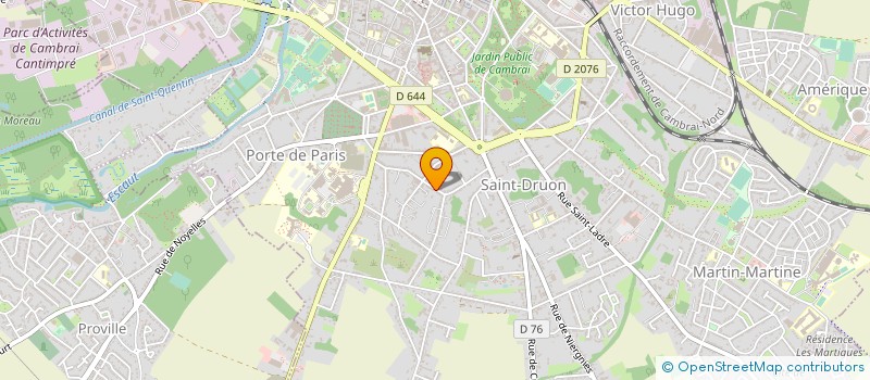 localisation de l'entreprise MER ET LIMON à CAMBRAI