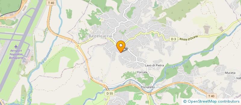 localisation de l'entreprise MER ET MAQUIS CONSTRUCTIONS à BASTELICACCIA