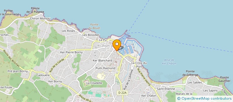 localisation de l'entreprise MER ET MARINE à L'ILE-D'YEU