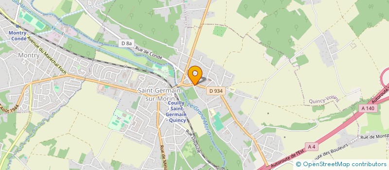 localisation de l'entreprise MER ET MERVEILLES à COUILLY-PONT-AUX-DAMES