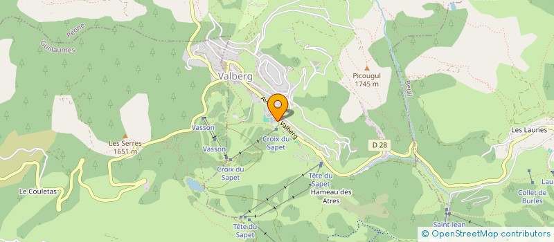 localisation de l'entreprise MER ET MONTAGNE à PEONE
