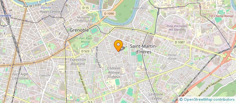 localisation de l'entreprise MER ET MONTAGNE COMMUNICATION à GRENOBLE