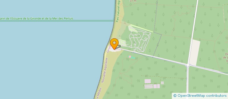 localisation de l'entreprise MER ET NEIGE  GRAYAN-ET-L'HOPITAL