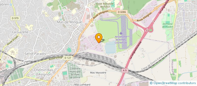 localisation de l'entreprise MER ET SABLE  NIMES