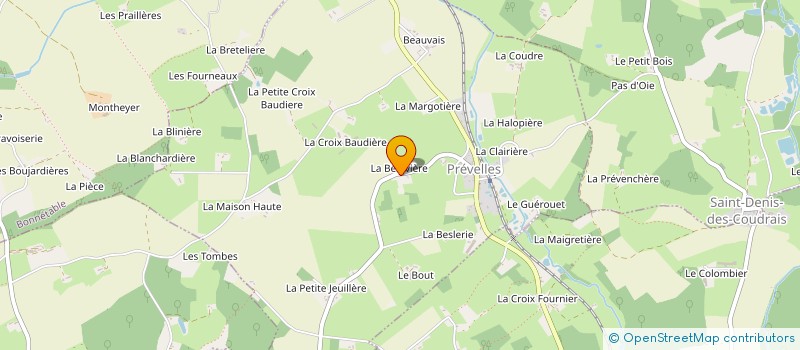 localisation de l'entreprise MER ET SABLE IMMO  PREVELLES