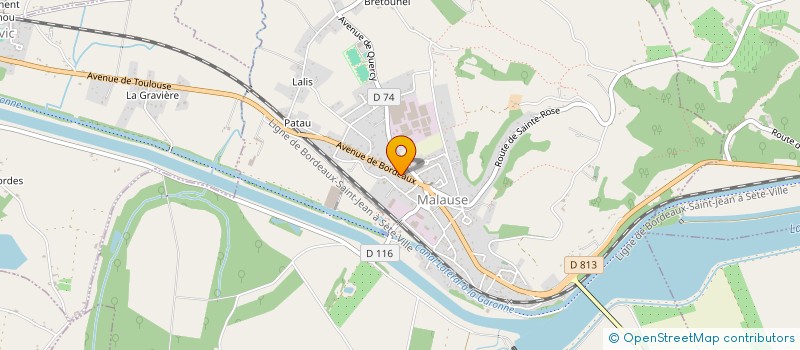 localisation de l'entreprise MER ET SOLEIL  MALAUSE