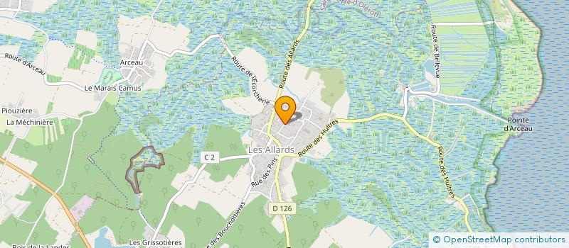 localisation de l'entreprise MER ET SOLEIL  DOLUS-D'OLERON