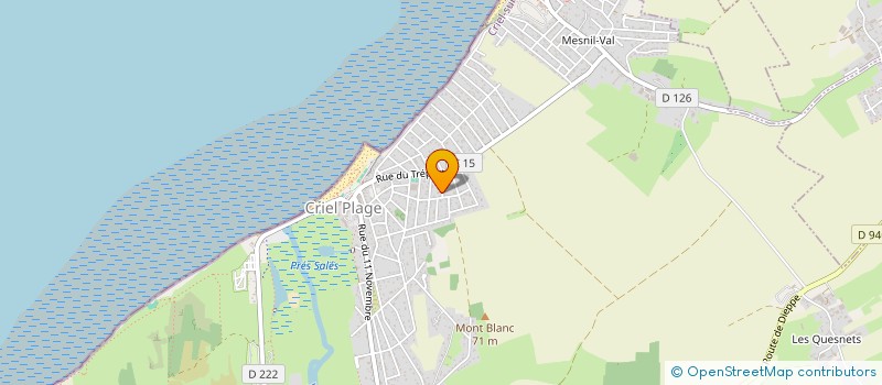 localisation de l'entreprise MER ET TERRE  CRIEL-SUR-MER