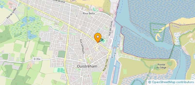 localisation de l'entreprise MER ET VENT  OUISTREHAM