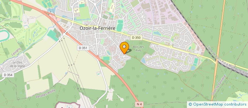 localisation de l'entreprise MER FOUQUET à OZOIR-LA-FERRIERE