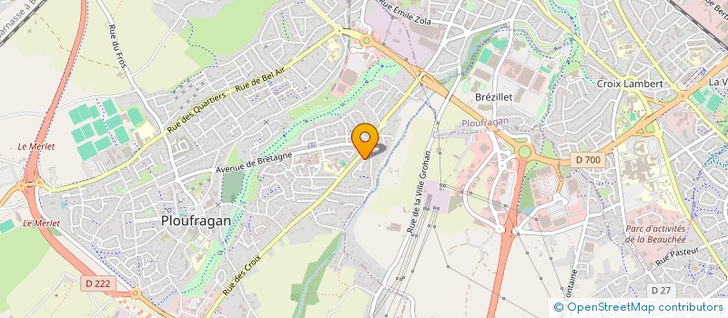 localisation de l'entreprise MER & MODE  PLOUFRAGAN