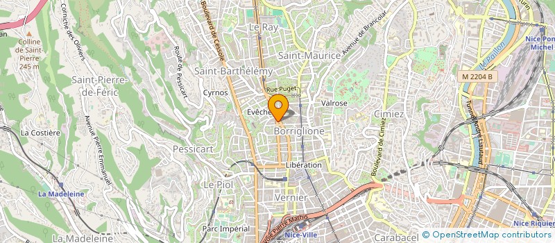 localisation de l'entreprise MER MONTAGNE LOISIRS à NICE