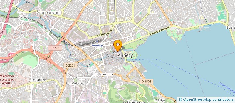 localisation de l'entreprise MER NOIRE à ANNECY