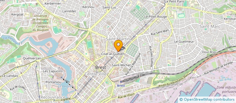 localisation de l'entreprise MER'REGISOPA à BREST