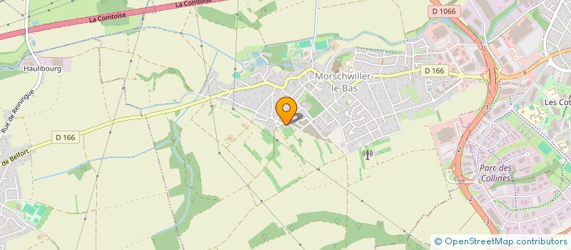 localisation de l'entreprise MER ROUGE  MORSCHWILLER-LE-BAS