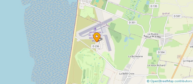localisation de l'entreprise MER SEA 50290 à BREVILLE-SUR-MER
