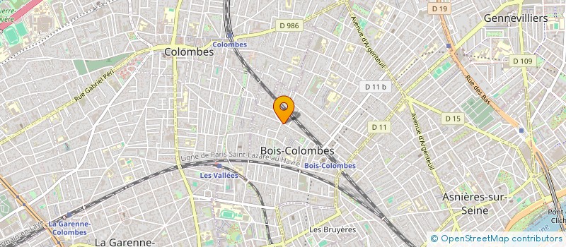 localisation de l'entreprise MER&TERRE à BOIS-COLOMBES