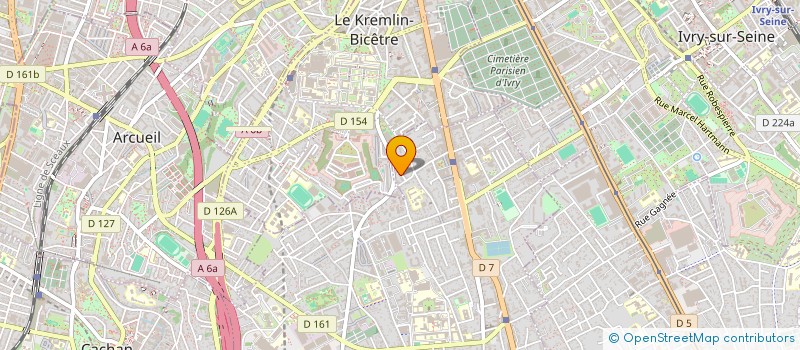 localisation de l'entreprise MER THEATRALE DU MILIEU à VILLEJUIF