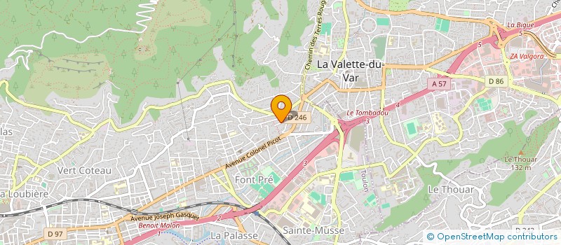localisation de l'entreprise MERA ASCENSEURS à TOULON