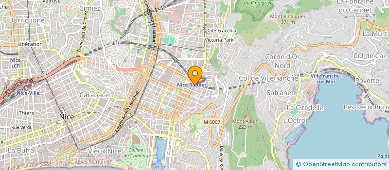 localisation de l'entreprise MERA'B à NICE