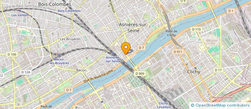 localisation de l'entreprise MERA BAT à ASNIERES-SUR-SEINE